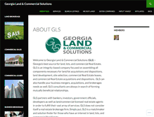 Tablet Screenshot of georgialandsolutions.com